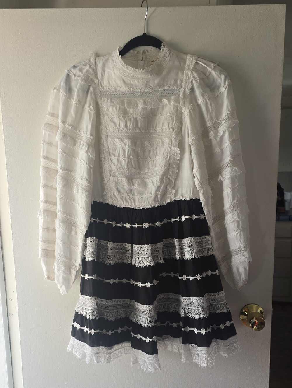 Ulla Johnson Amour 2 Tone Lace Dress